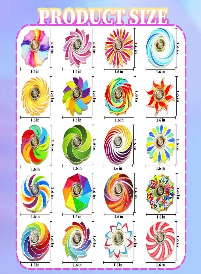 TGIQROVE 40 Pack Fidget Spinners Bulk Fidget Toys,Anxiety ADHD Stress Relief Sensory Toys Party Favors Supplies Birthday Gifts Goodie Bags Stuffers for Kids Adults Boys Girls, Classroom Prizes (Colorful) - Image 2